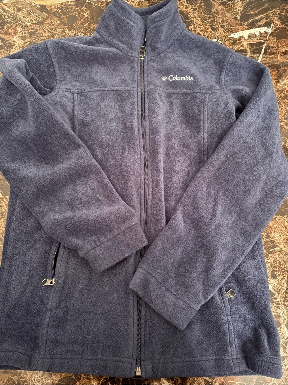 Columbia Dark Blue Fleece Jacket